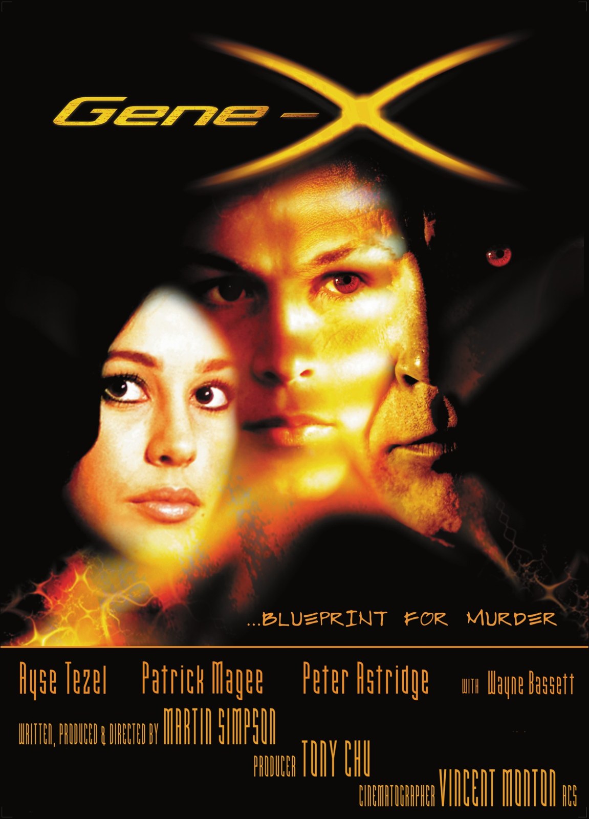 Gene-X poster — Blueprint for Murder
